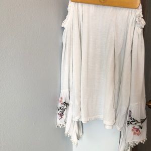 Off-the-Shoulder Top with Bell Sleeves